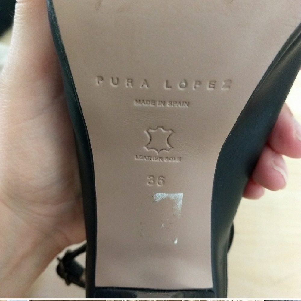 Italian Leather sandals snake python pattern - Picture 8 of 8